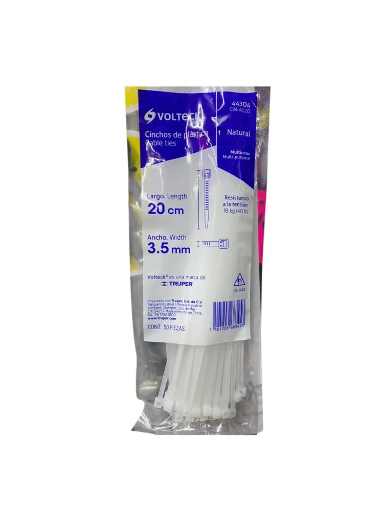 CINCHOS 20 CM 3.5 MM 18KG COD 44304