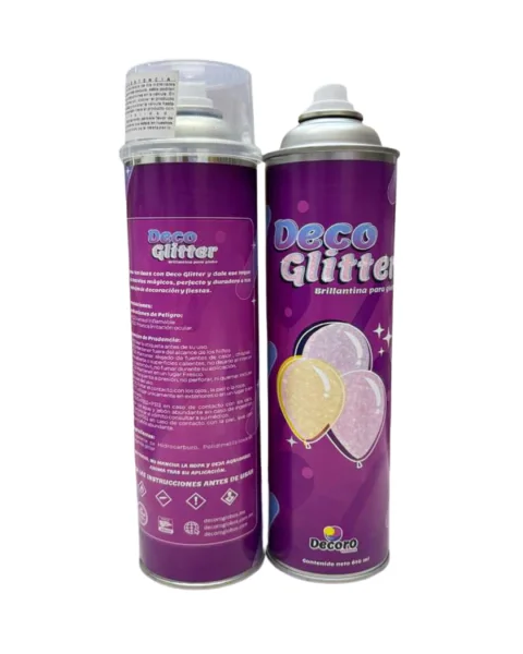 DECO SHINE ABRILLANTADOR GLITTER /BRILLANTINA 250 ML - (CAJA 24PZ)