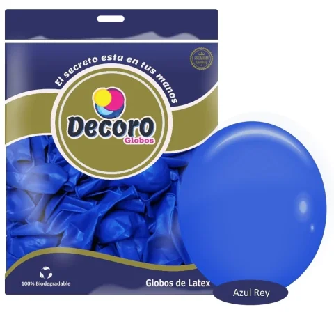 DECORO  Y3 - AZUL REY 12"X100 PZAS 