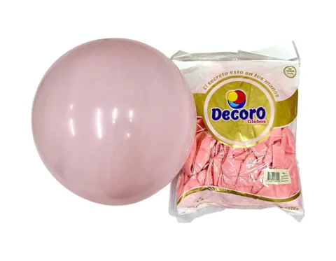 DECORO   ROSA PIEL 12"X100 PZA HIGH FASHION 2.8 GR