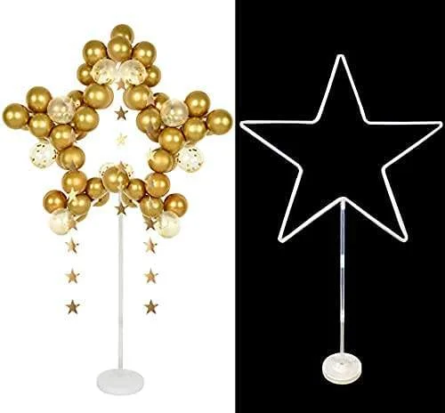 BASE SOPORTE PLASTICO ESTRELLA ALTO 142  CM ANCHO 75 CM