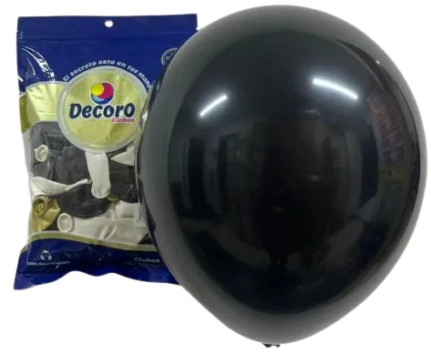  DECORO GLOBOS 12"X100 PZAS GRADUACION