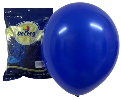  DECORO GLOBOS 12"X100 PZAS MAR